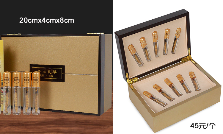 冬蟲夏草10根試管裝